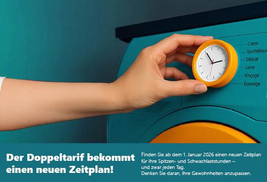 le bihoraire change d'horaire - DE